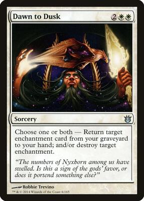 Dawn to Dusk card from Born of the Gods