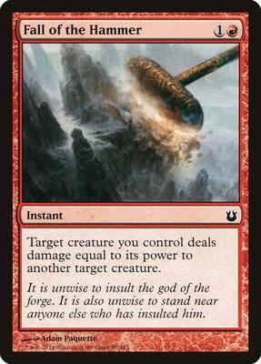 Fall of the Hammer card from Born of the Gods