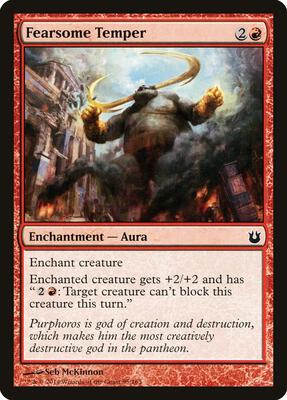 Fearsome Temper card from Born of the Gods
