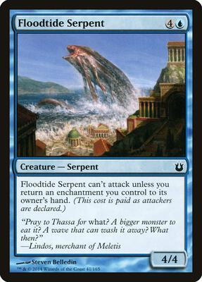 Floodtide Serpent card from Born of the Gods
