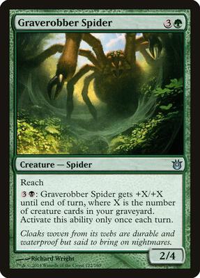 Graverobber Spider card from Born of the Gods