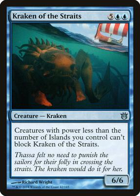 Kraken of the Straits card from Born of the Gods