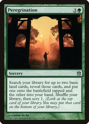 Peregrination card from Born of the Gods