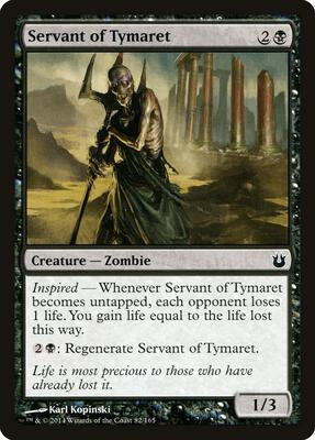 Servant of Tymaret card from Born of the Gods