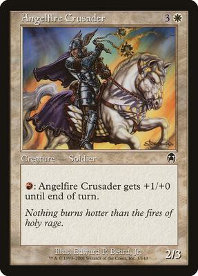Angelfire Crusader card from Apocalypse