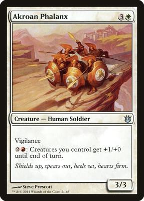 Akroan Phalanx card from Born of the Gods