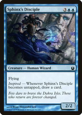 Sphinx's Disciple card from Born of the Gods