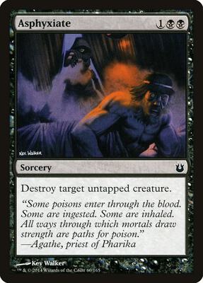 Asphyxiate card from Born of the Gods