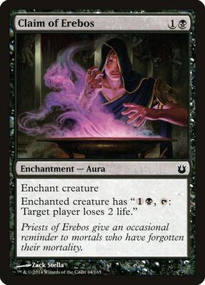 Claim of Erebos card from Born of the Gods