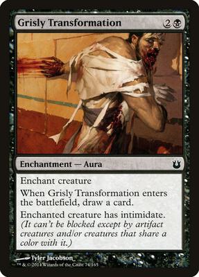 Grisly Transformation card from Born of the Gods