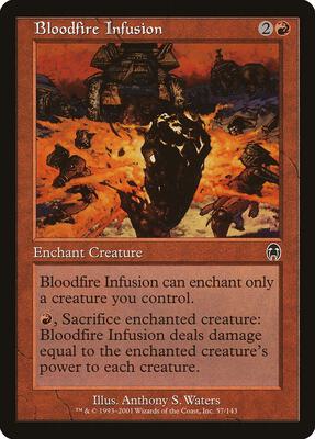 Bloodfire Infusion card from Apocalypse