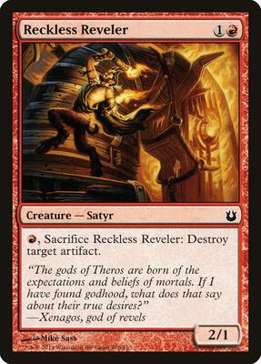Reckless Reveler card from Born of the Gods
