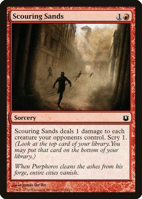 Scouring Sands card from Born of the Gods