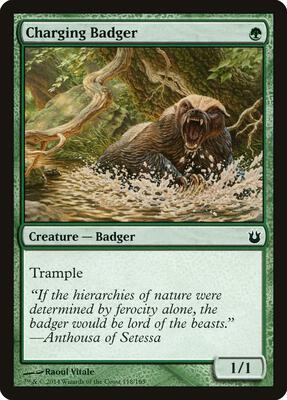 Charging Badger card from Born of the Gods