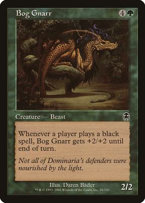 Bog Gnarr card from Apocalypse