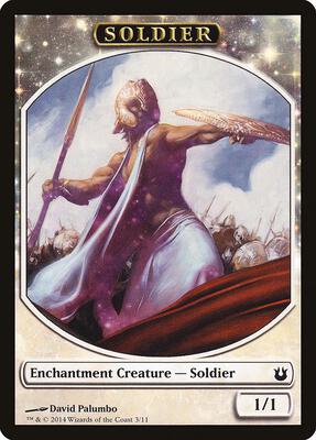 Soldier Token card from Born of the Gods