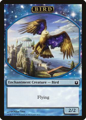 Bird Token (4) card from Born of the Gods