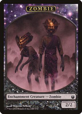 Zombie Token card from Born of the Gods