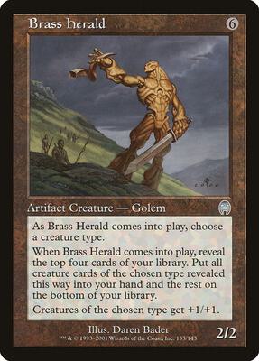 Brass Herald card from Apocalypse