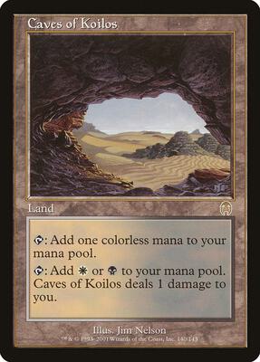 Caves of Koilos card from Apocalypse