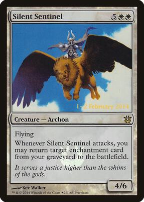 Silent Sentinel card from Prerelease Cards