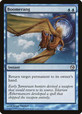 Boomerang card from Duels of the Planeswalkers