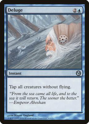 Deluge card from Duels of the Planeswalkers