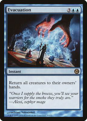 Evacuation card from Duels of the Planeswalkers