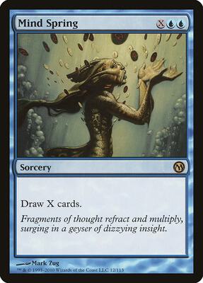 Mind Spring card from Duels of the Planeswalkers