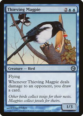 Thieving Magpie card from Duels of the Planeswalkers