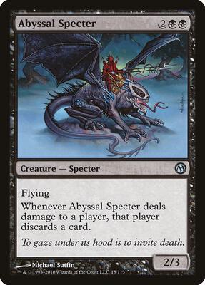 Abyssal Specter card from Duels of the Planeswalkers