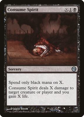 Consume Spirit card from Duels of the Planeswalkers