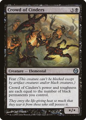 Crowd of Cinders card from Duels of the Planeswalkers