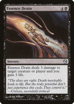Essence Drain card from Duels of the Planeswalkers