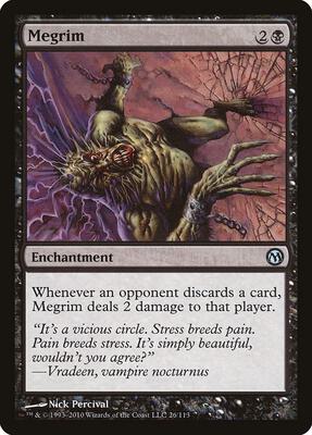 Megrim card from Duels of the Planeswalkers