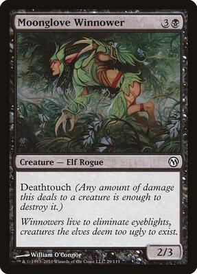 Moonglove Winnower card from Duels of the Planeswalkers
