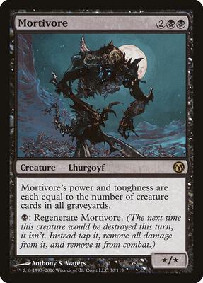 Mortivore card from Duels of the Planeswalkers