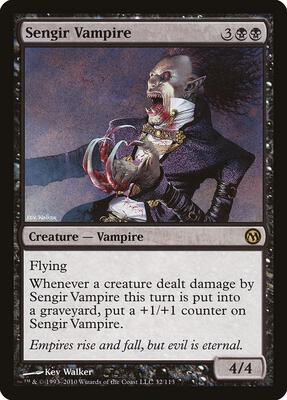 Sengir Vampire card from Duels of the Planeswalkers