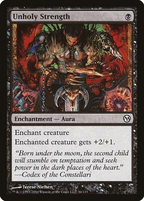 Unholy Strength card from Duels of the Planeswalkers