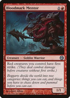 Bloodmark Mentor card from Duels of the Planeswalkers