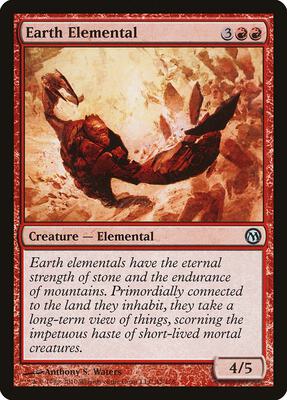 Earth Elemental card from Duels of the Planeswalkers
