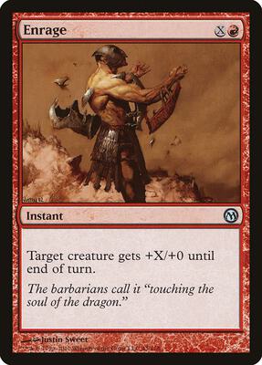 Enrage card from Duels of the Planeswalkers