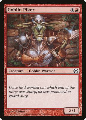 Goblin Piker card from Duels of the Planeswalkers