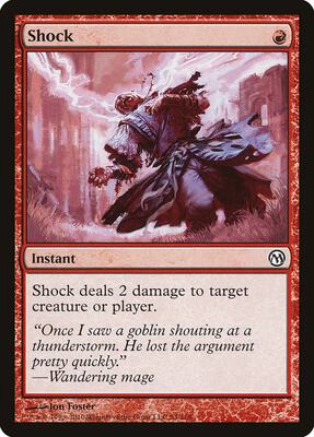 Shock card from Duels of the Planeswalkers