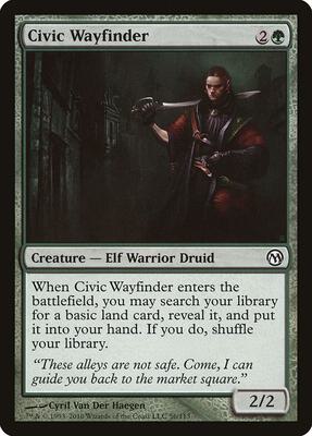 Civic Wayfinder card from Duels of the Planeswalkers