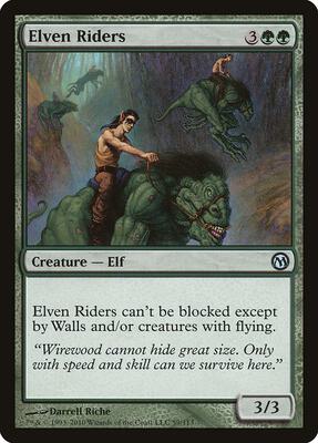 Elven Riders card from Duels of the Planeswalkers