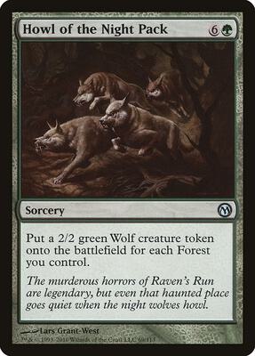 Howl of the Night Pack card from Duels of the Planeswalkers