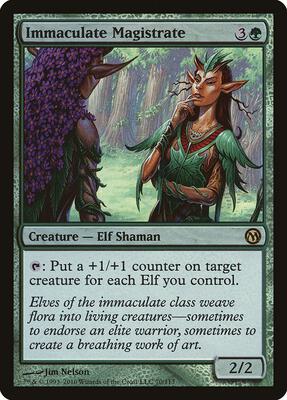 Immaculate Magistrate card from Duels of the Planeswalkers