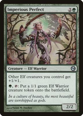 Imperious Perfect card from Duels of the Planeswalkers