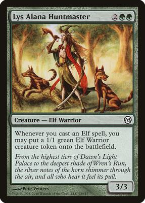 Lys Alana Huntmaster card from Duels of the Planeswalkers